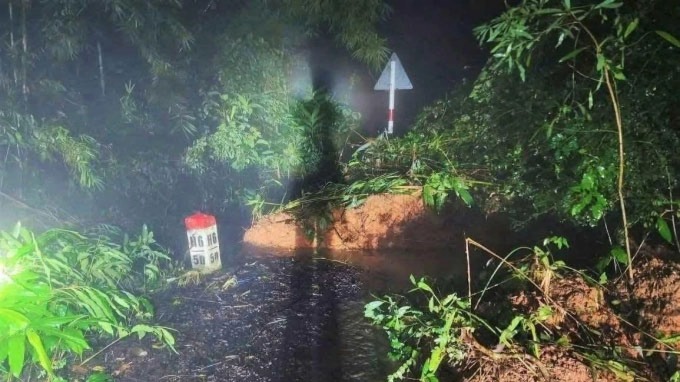 Nhiều đèo ở Lâm Đồng bị sạt lở