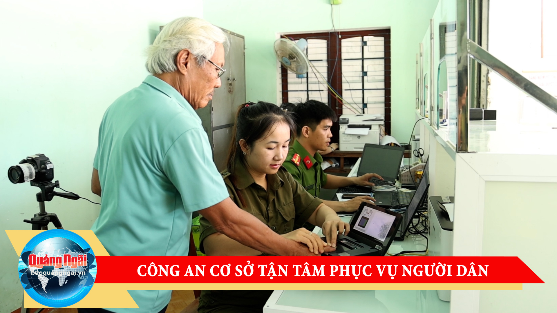 [Video]. Công an cơ sở tận tâm phục vụ người dân