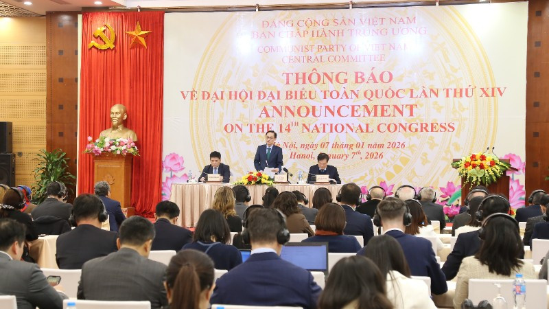 Thông báo về Đại hội XIV tới các cơ quan đại diện ngoại giao nước ngoài, tổ chức quốc tế tại Việt Nam