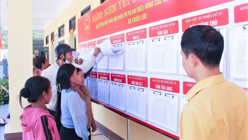 Nghệ An tổ chức bỏ phiếu bầu cử sớm tại 55 khu vực