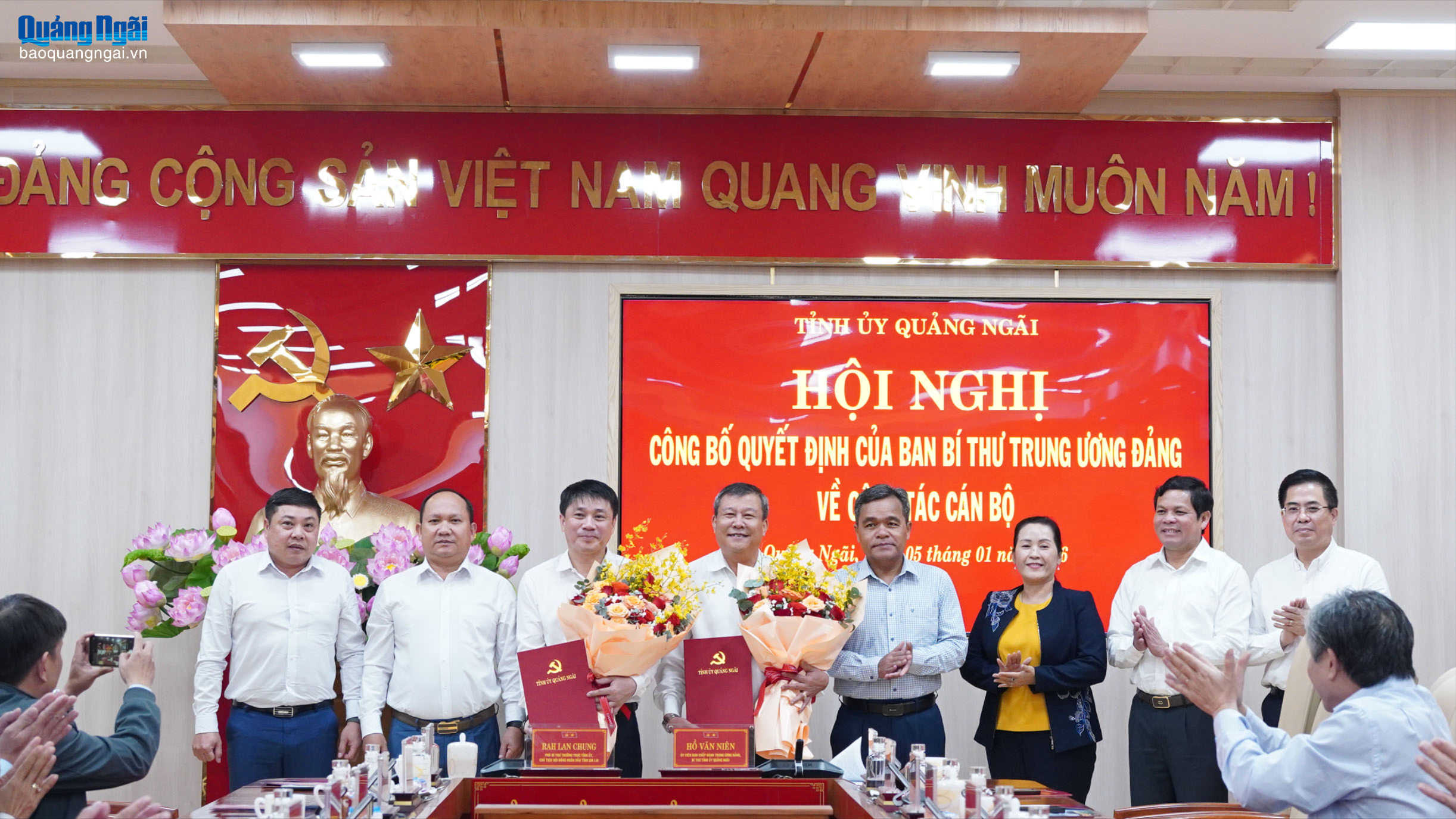 Công bố quyết định của Ban Bí thư Trung ương Đảng về công tác cán bộ