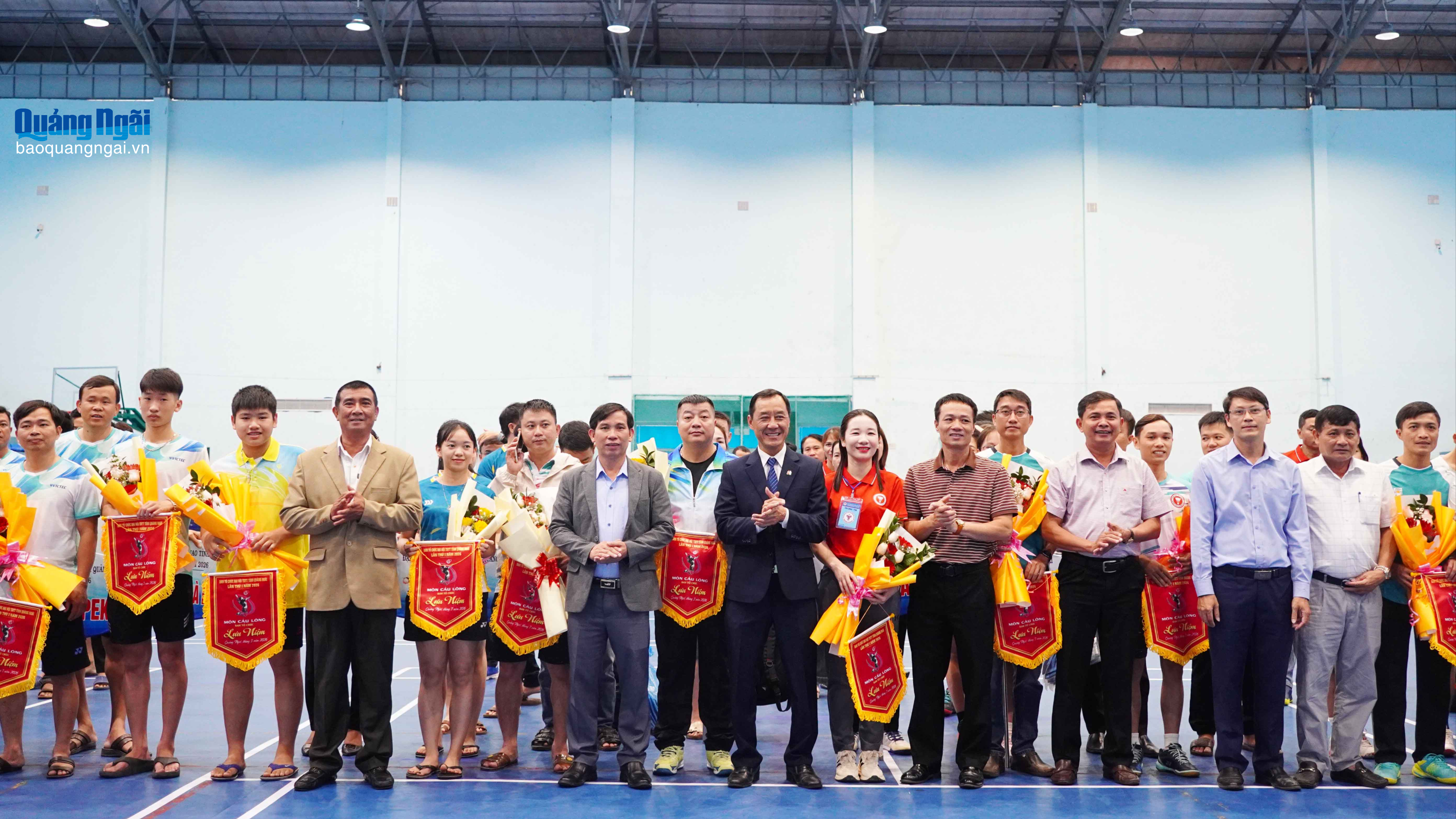 Khai mạc môn thi đấu đầu tiên của Đại hội Thể dục thể thao tỉnh