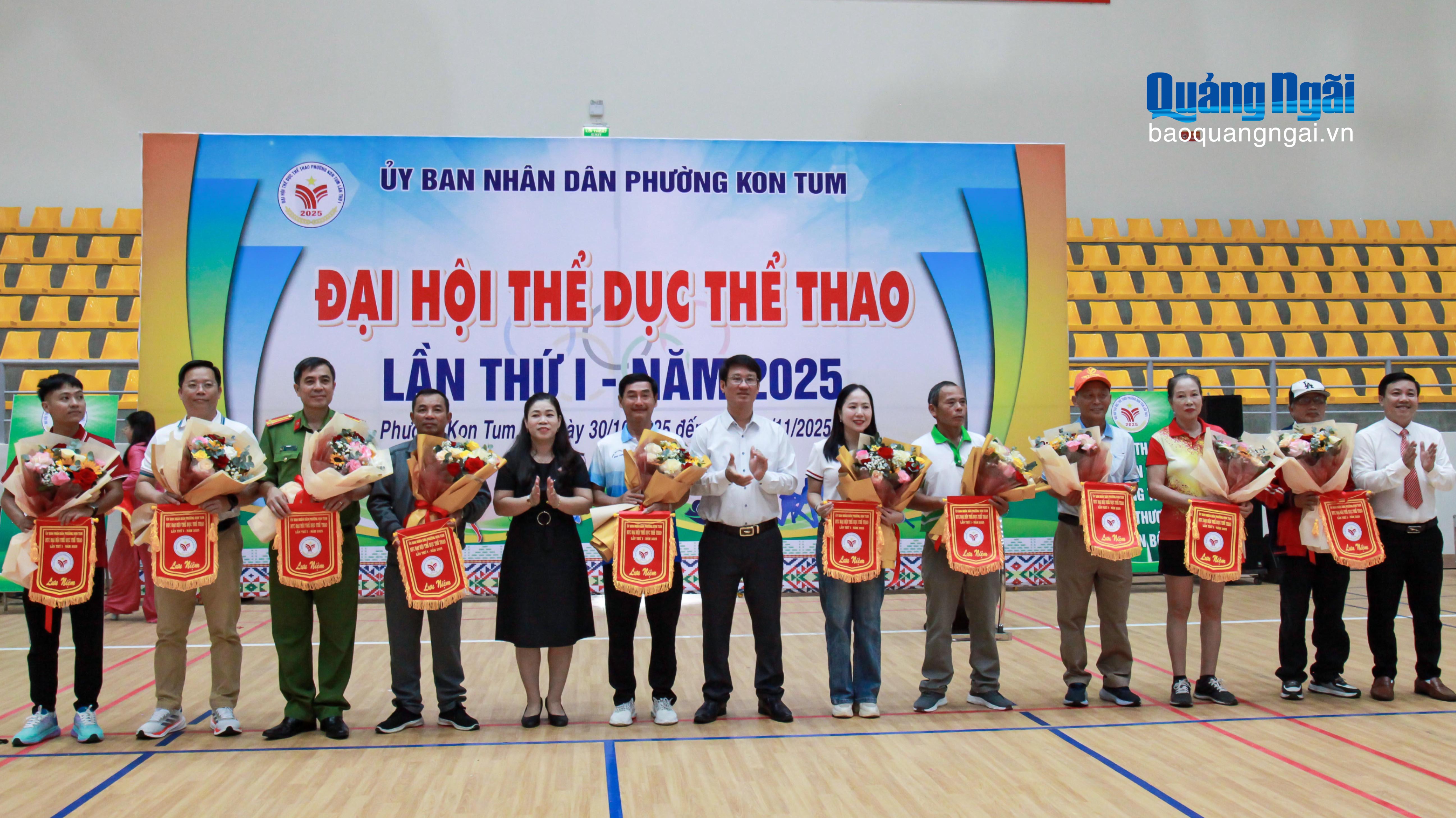 Khai mạc Đại hội Thể dục thể thao phường Kon Tum lần thứ I năm 2025