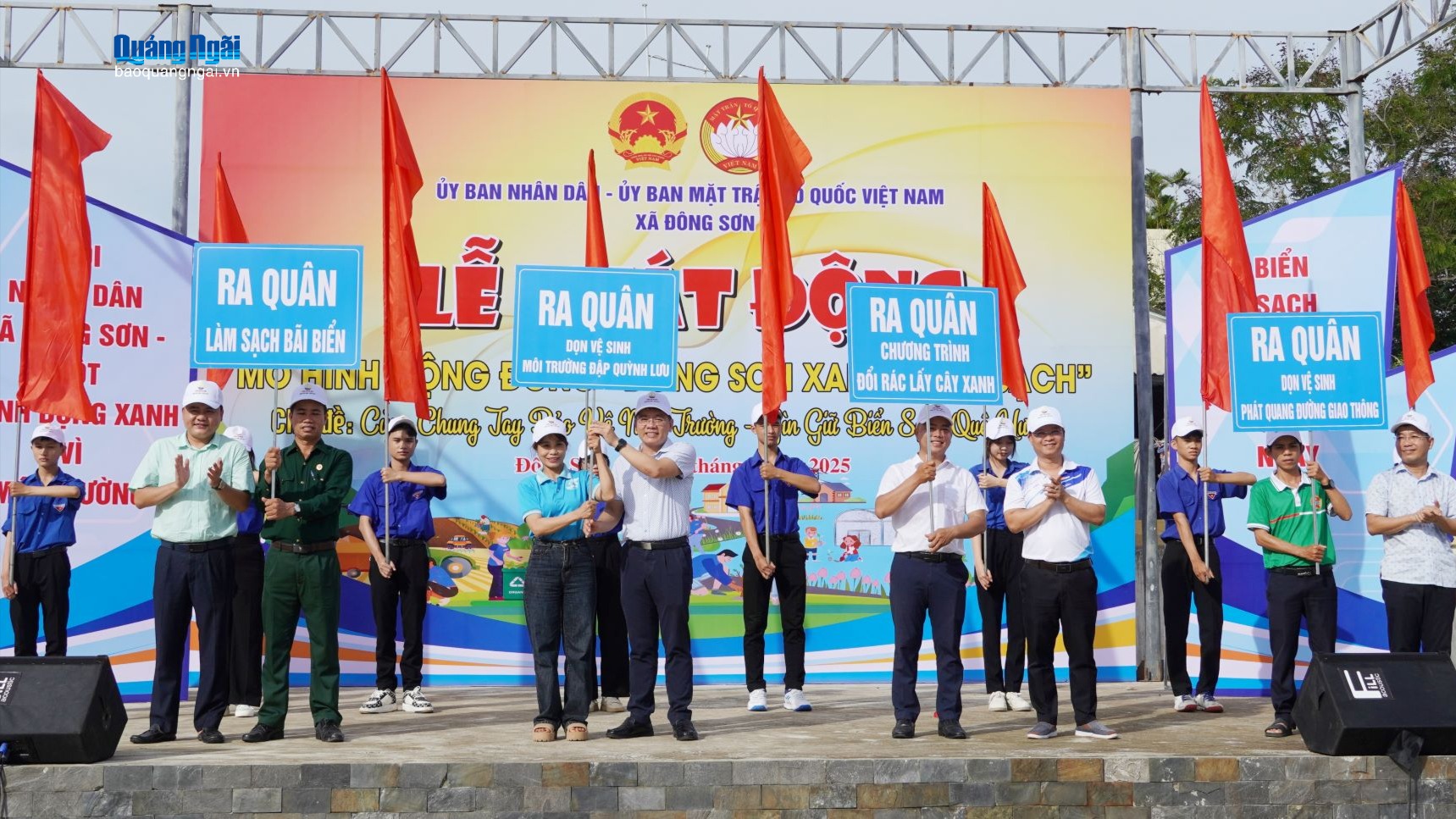 Xã Đông Sơn phát động mô hình cộng đồng “Đông Sơn xanh – Biển sạch”