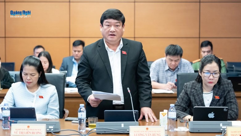 Đoàn đại biểu Quốc hội tỉnh thảo luận, góp ý các dự án luật