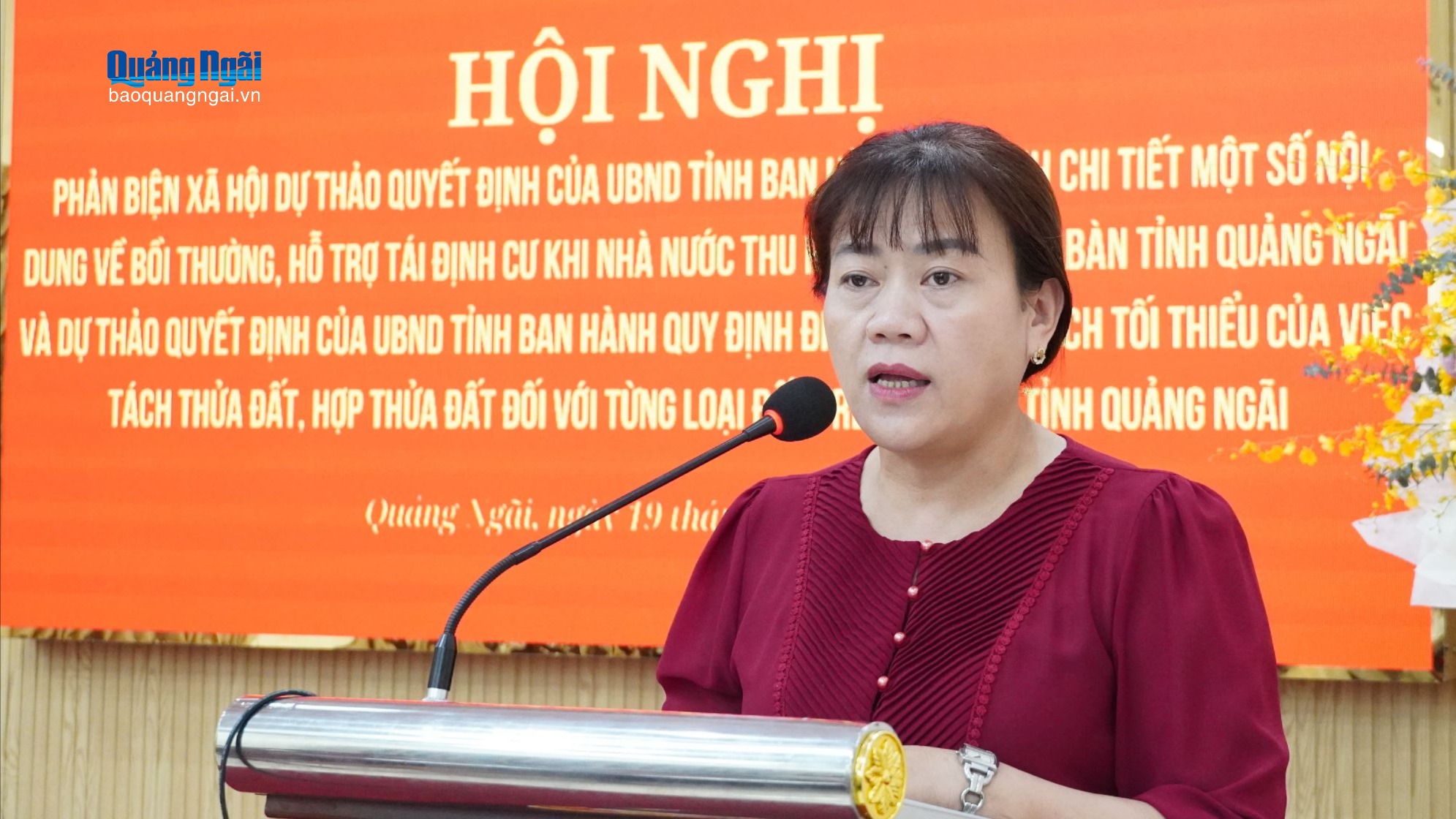 Góp ý dự thảo quyết định của UBND tỉnh về chính sách bồi thường, hỗ trợ khi nhà nước thu hồi đất