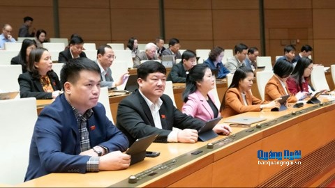 Đoàn đại biểu Quốc hội tỉnh góp ý dự án Luật Chuyển đổi số