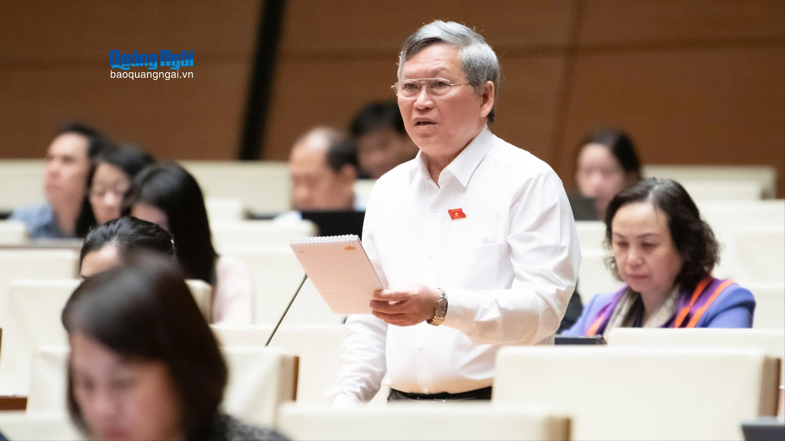 Đoàn đại biểu Quốc hội tỉnh thảo luận, góp ý đối với báo cáo công tác nhiệm kỳ Quốc hội