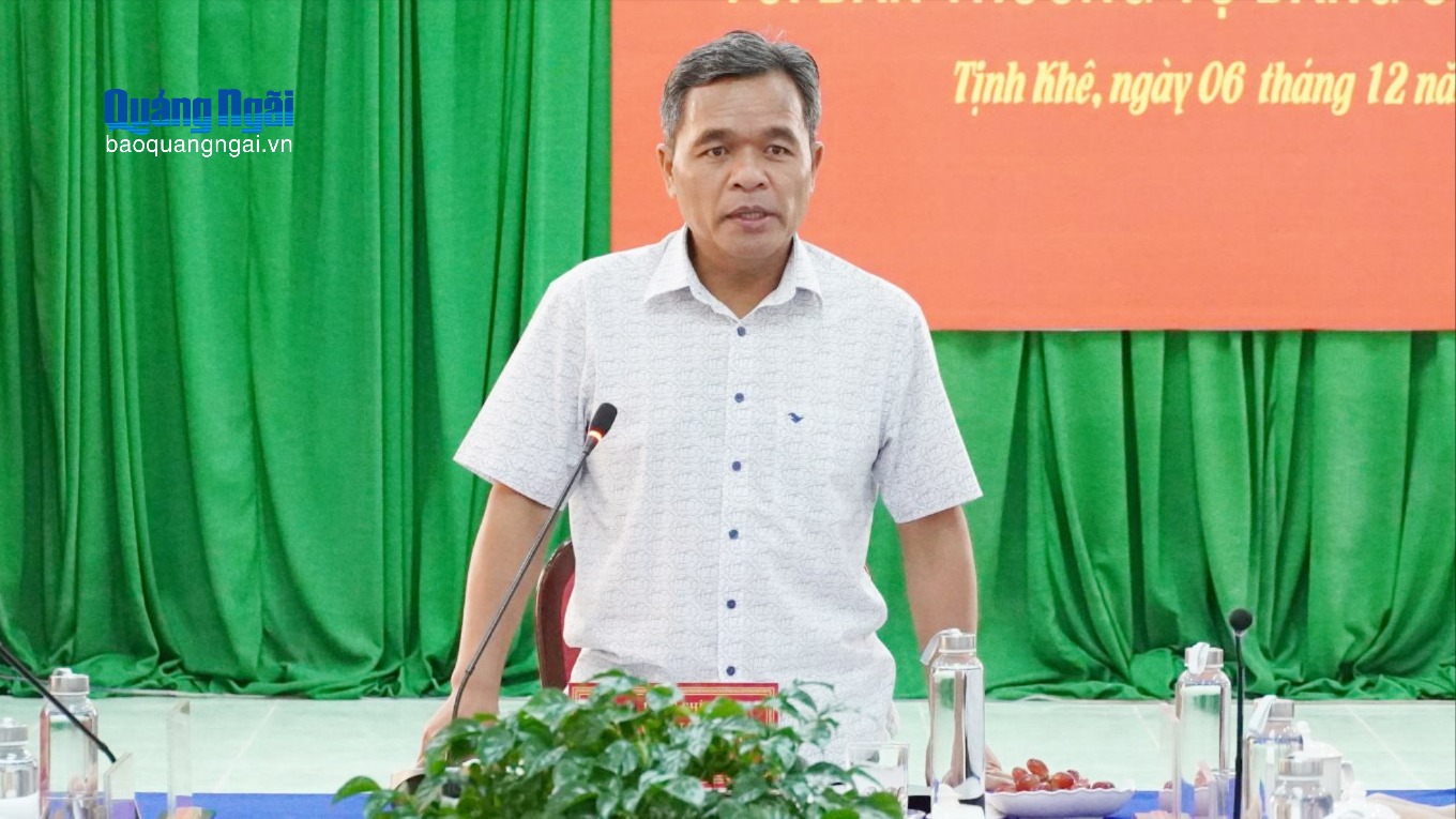 Xã Tịnh Khê cần đặt quyết tâm sớm trở thành phường