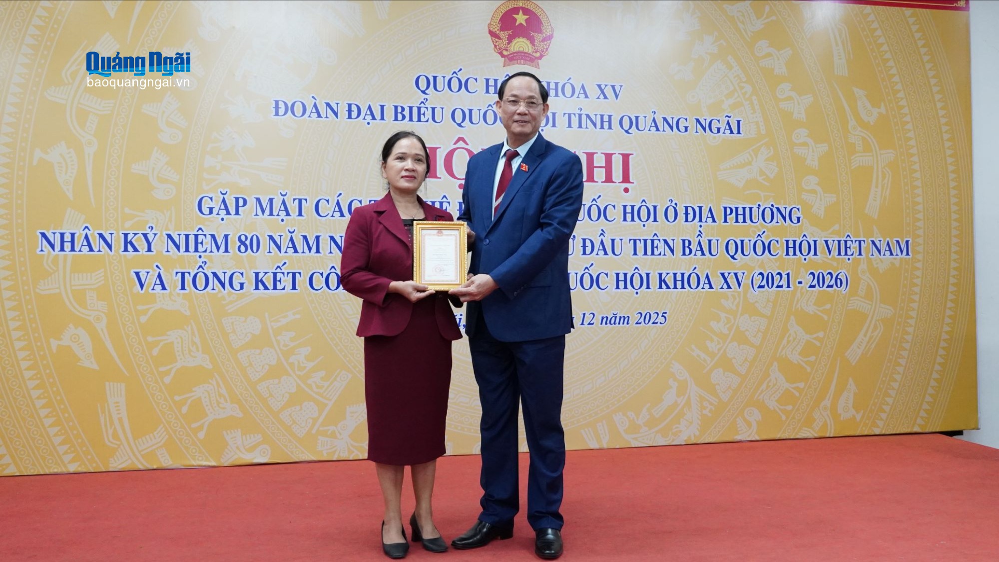 Đoàn đại biểu Quốc hội tỉnh gặp mặt các thế hệ đại biểu Quốc hội ở địa phương