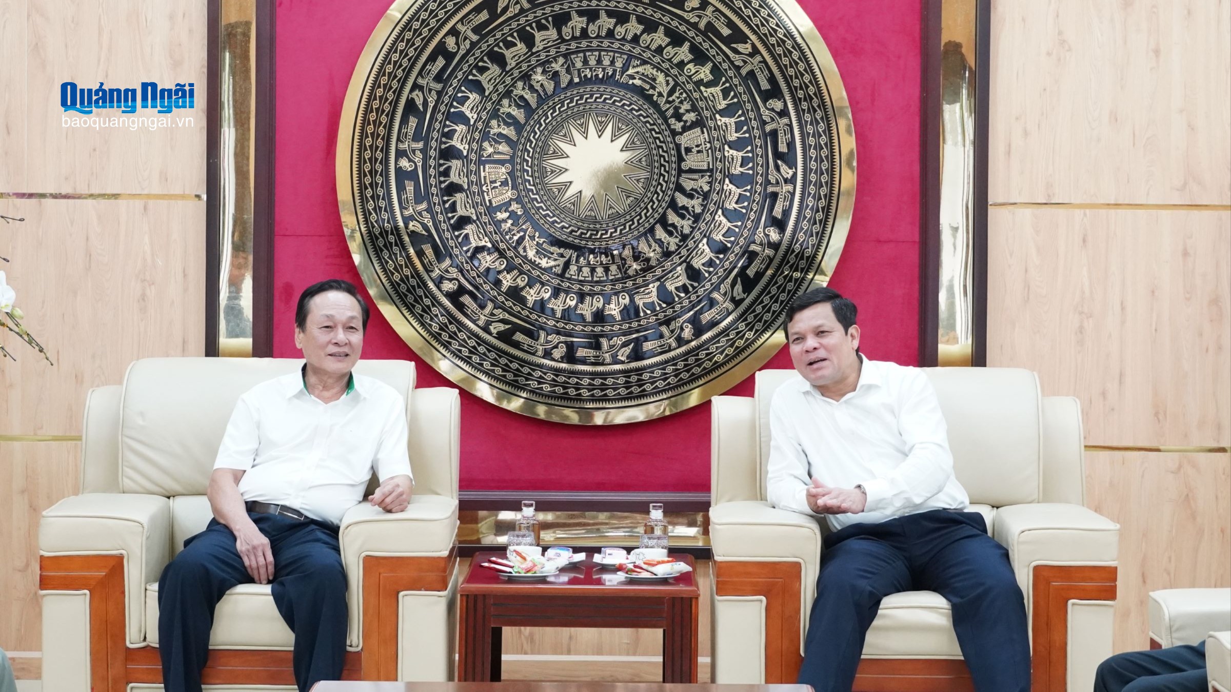 Lãnh đạo Tập đoàn Công nghiệp Cao su Việt Nam thăm, chúc Tết Tỉnh ủy Quảng Ngãi