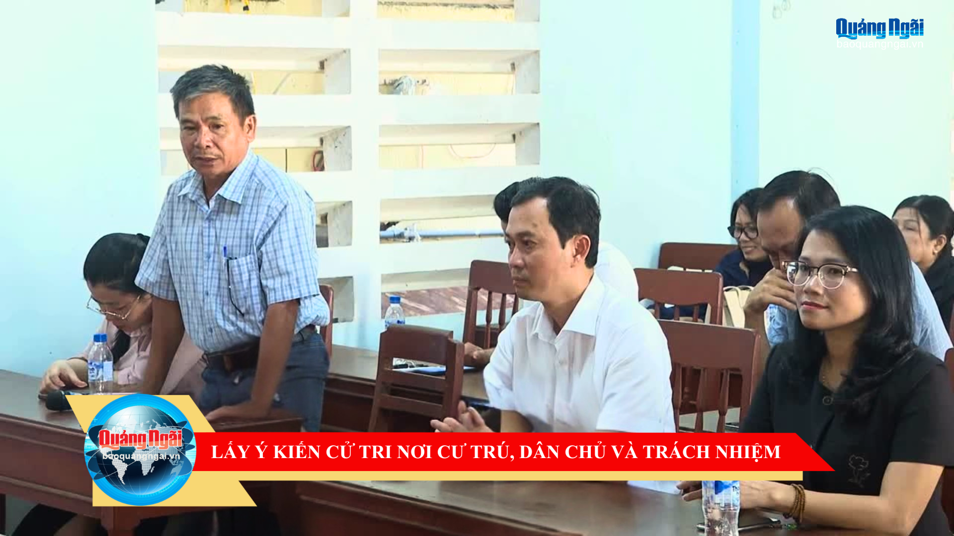 [Video]. Lấy ý kiến cử tri nơi cư trú, dân chủ và trách nhiệm