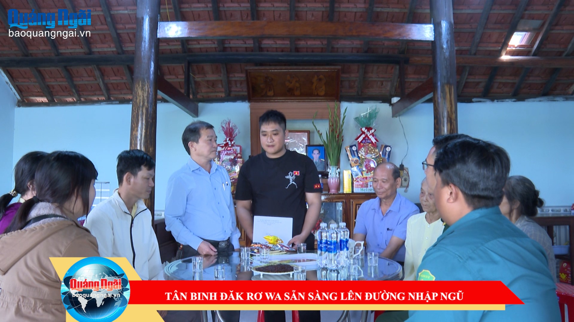 [Video]. Tân binh xã Đăk Rơ Wa sẵn sàng lên đường nhập ngũ