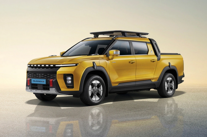 Mẫu xe bán tải thuần điện đầu tiên của Hàn Quốc bất ngờ ra mắt