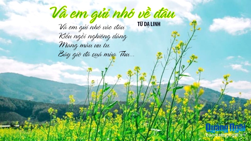 Và em gửi nhớ về đâu