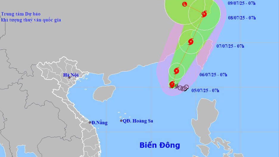 Tin bão trên Biển Đông (Cơn bão số 2)