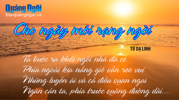 Cho ngày mới rạng ngời