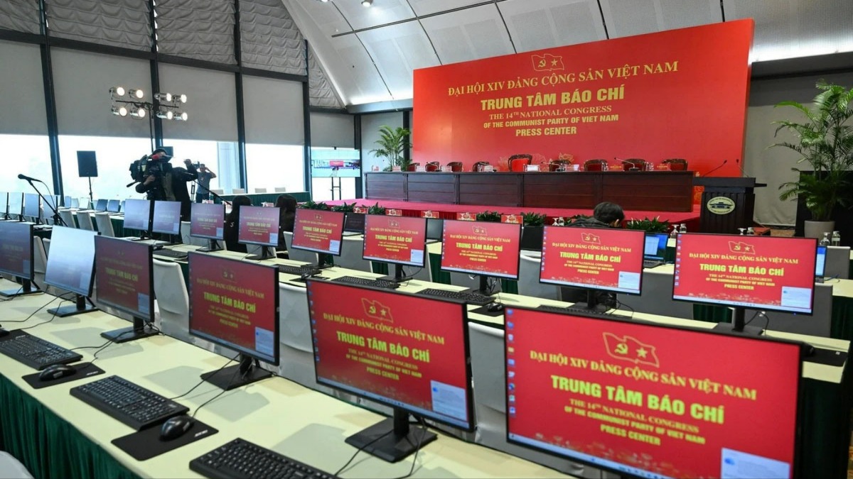 Quy định hoạt động báo chí tại Trung tâm báo chí Đại hội XIV Đảng Cộng sản Việt Nam