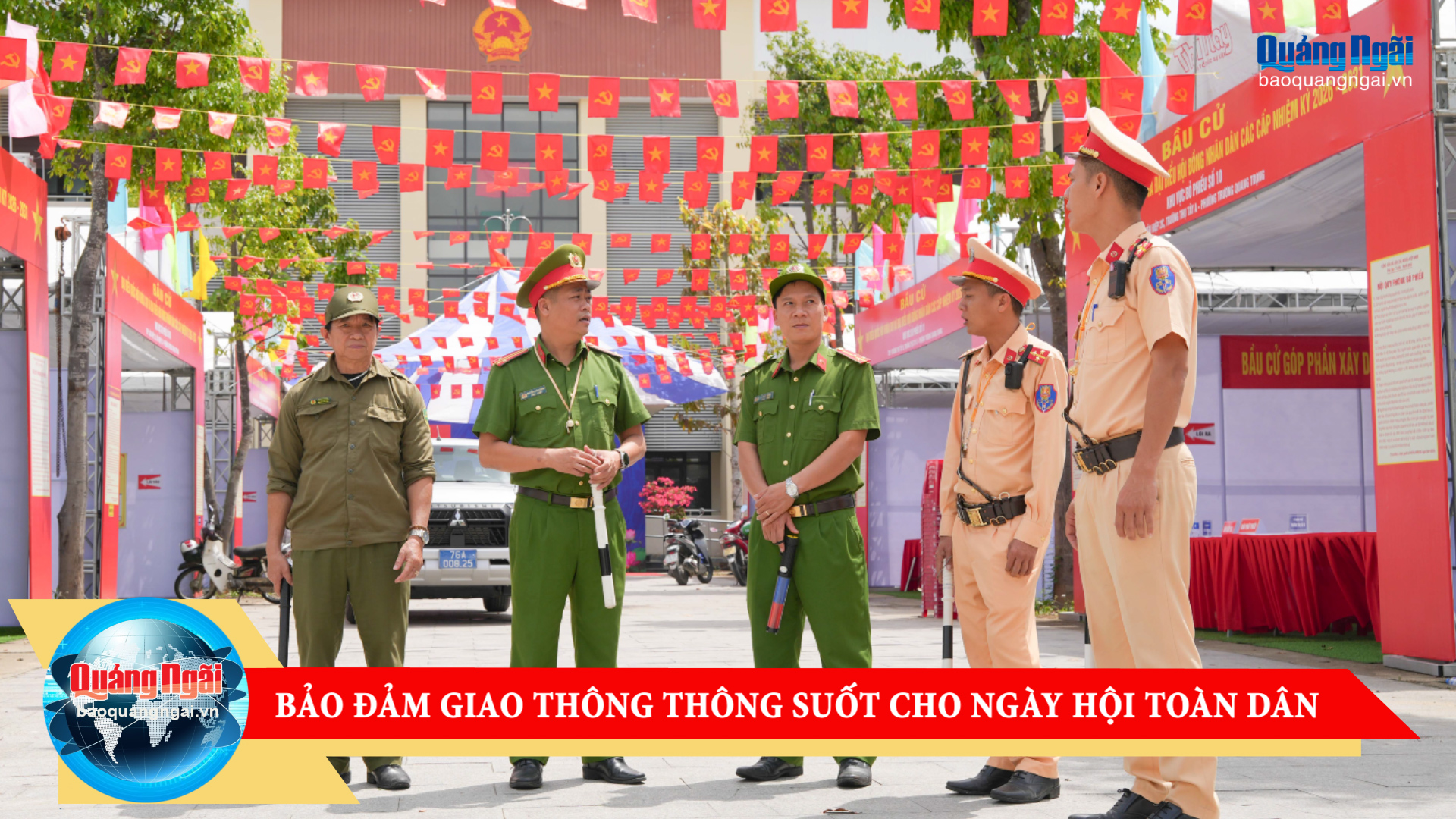 [Video]. Bảo đảm giao thông thông suốt cho ngày hội toàn dân