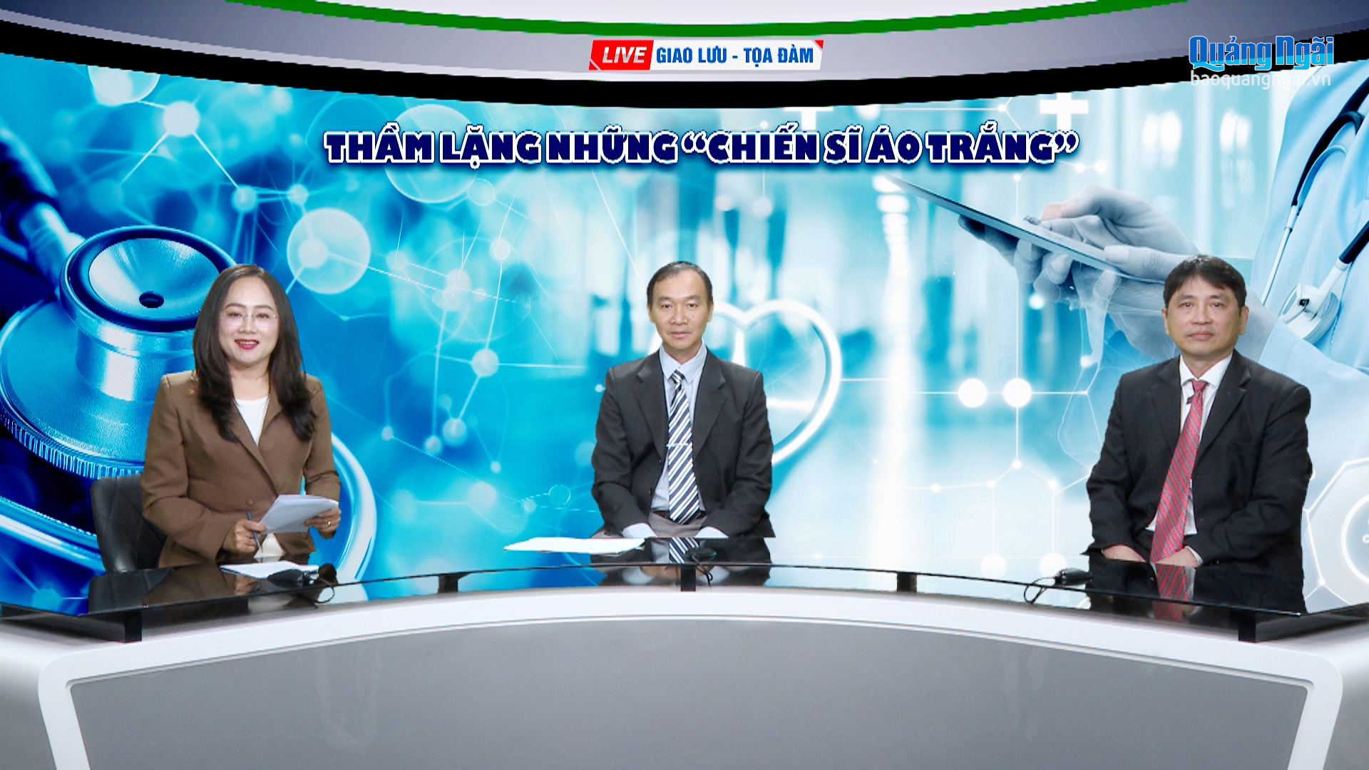 [Video]. Giao lưu - Tọa đàm: Thầm lặng những “chiến sĩ áo trắng”