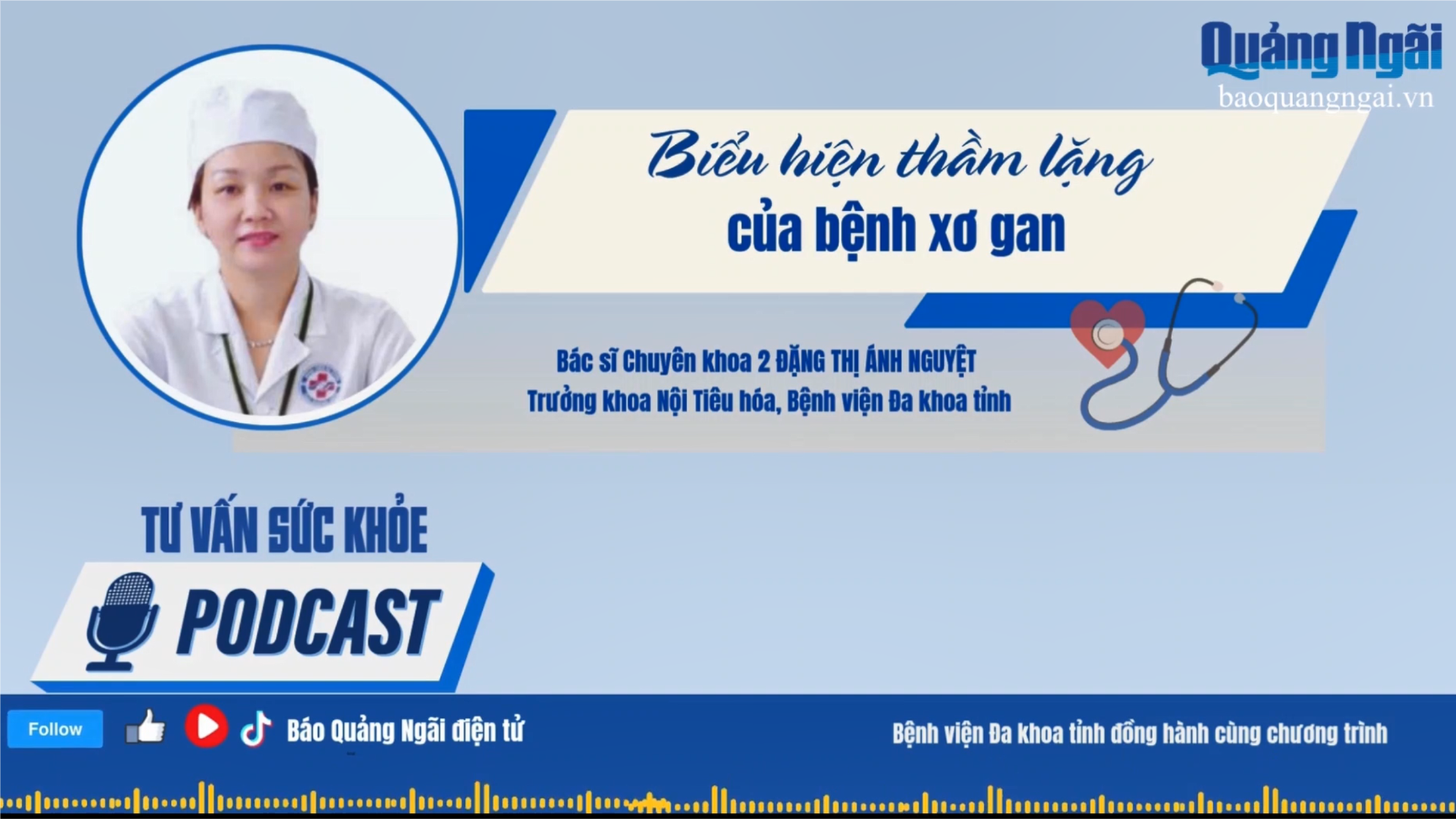 [Podcast]. Biểu hiện thầm lặng của bệnh xơ gan