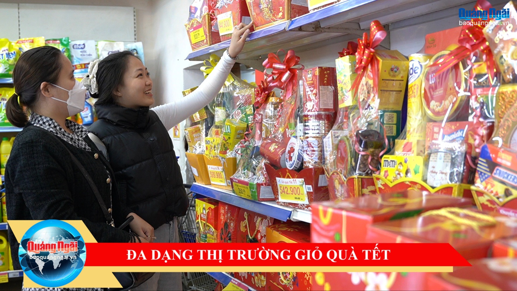 [Video]. Đa dạng thị trường giỏ quà Tết