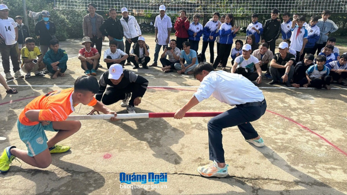 Xã Sơn Tây Hạ và Đăk Hà tổ chức Đại hội Thể dục thể thao lần thứ I