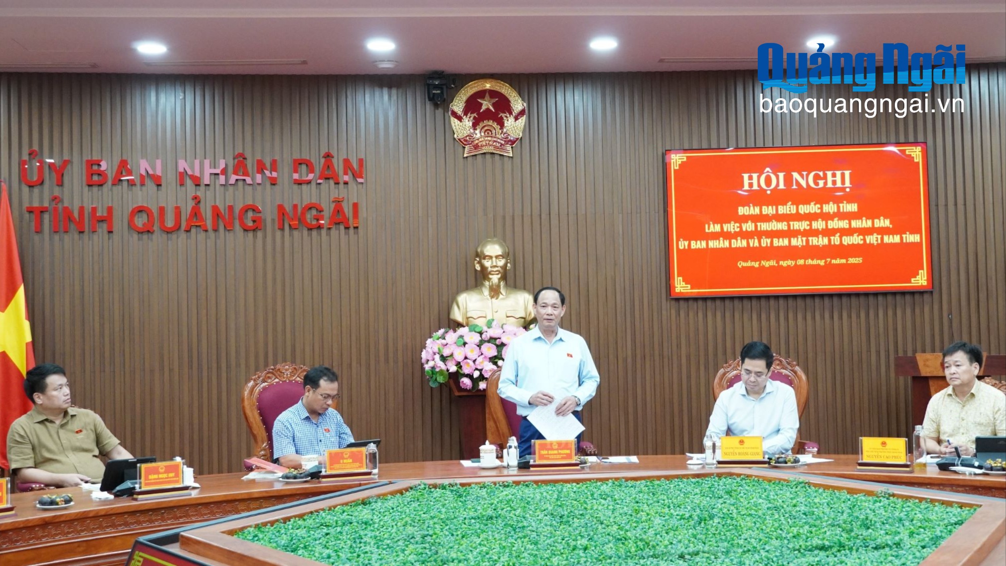 Đoàn ĐBQH tỉnh làm việc với Thường trực HĐND, UBND tỉnh và Ủy ban MTTQ Việt Nam tỉnh