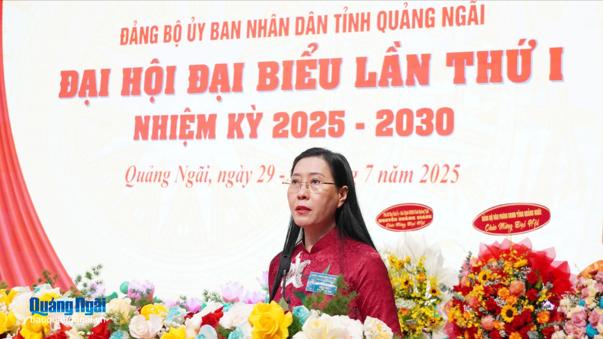 Phát biểu chỉ đạo của Bí thư Tỉnh ủy Bùi Thị Quỳnh Vân tại Đại hội đại biểu Đảng bộ UBND tỉnh lần thứ I, nhiệm kỳ 2025 - 2030