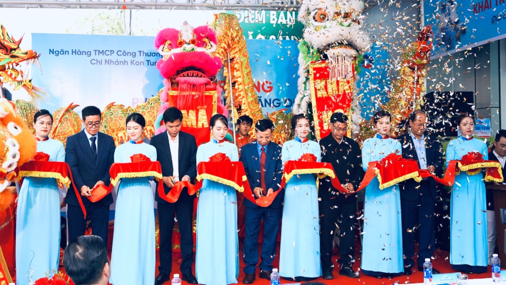 Khai trương Phòng Giao dịch VietinBank Măng Đen