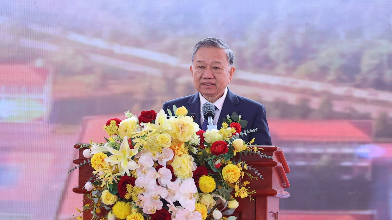 Phát biểu của Tổng Bí thư Tô Lâm tại lễ khởi công 121 trường nội trú liên cấp các xã biên giới