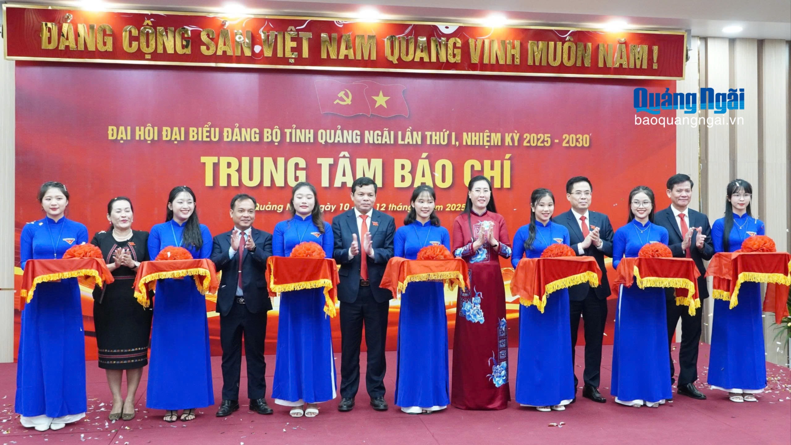 Khai trương Trung tâm Báo chí phục vụ đại hội