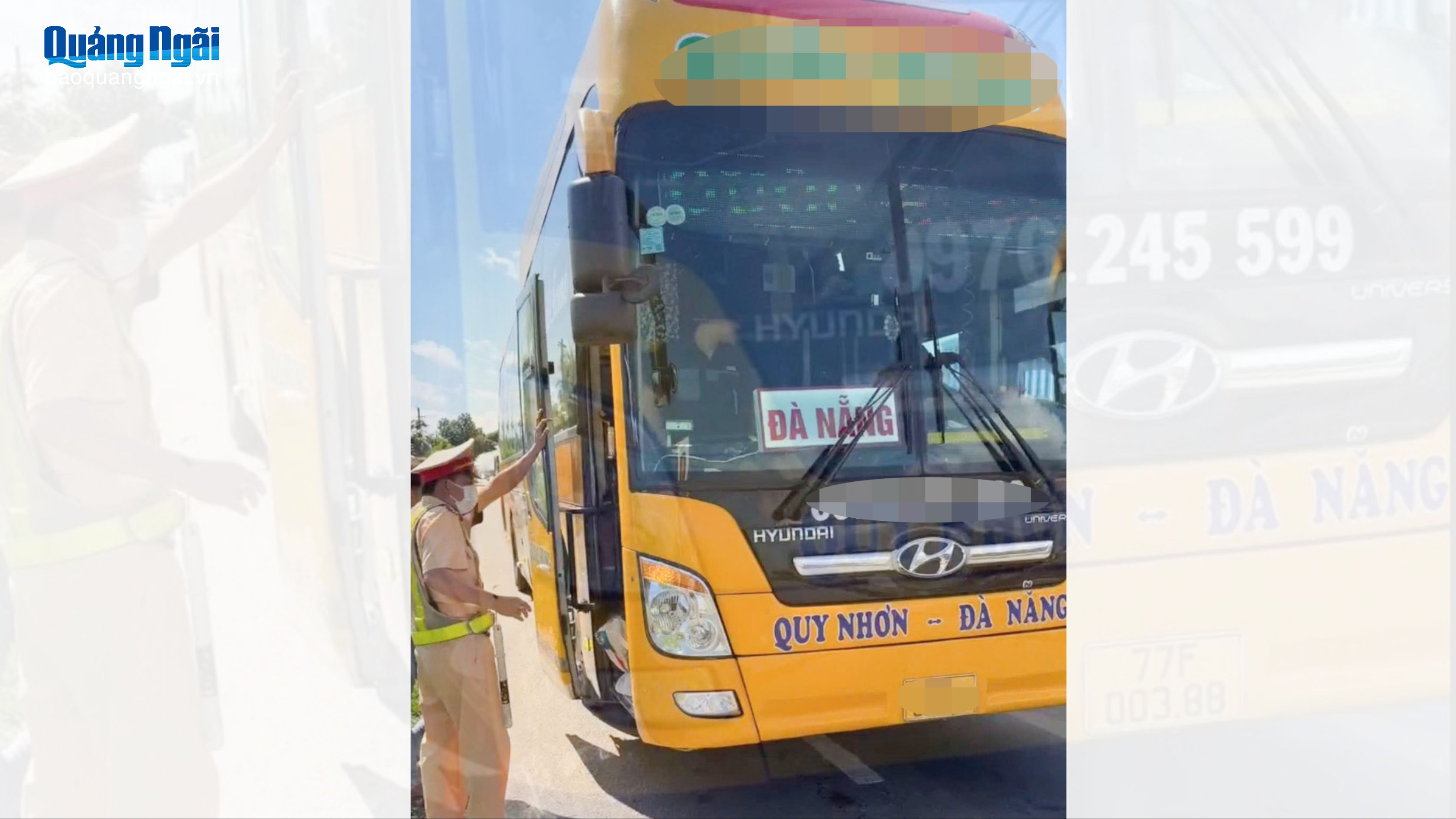 Xử lý nghiêm xe khách chở quá số người quy định