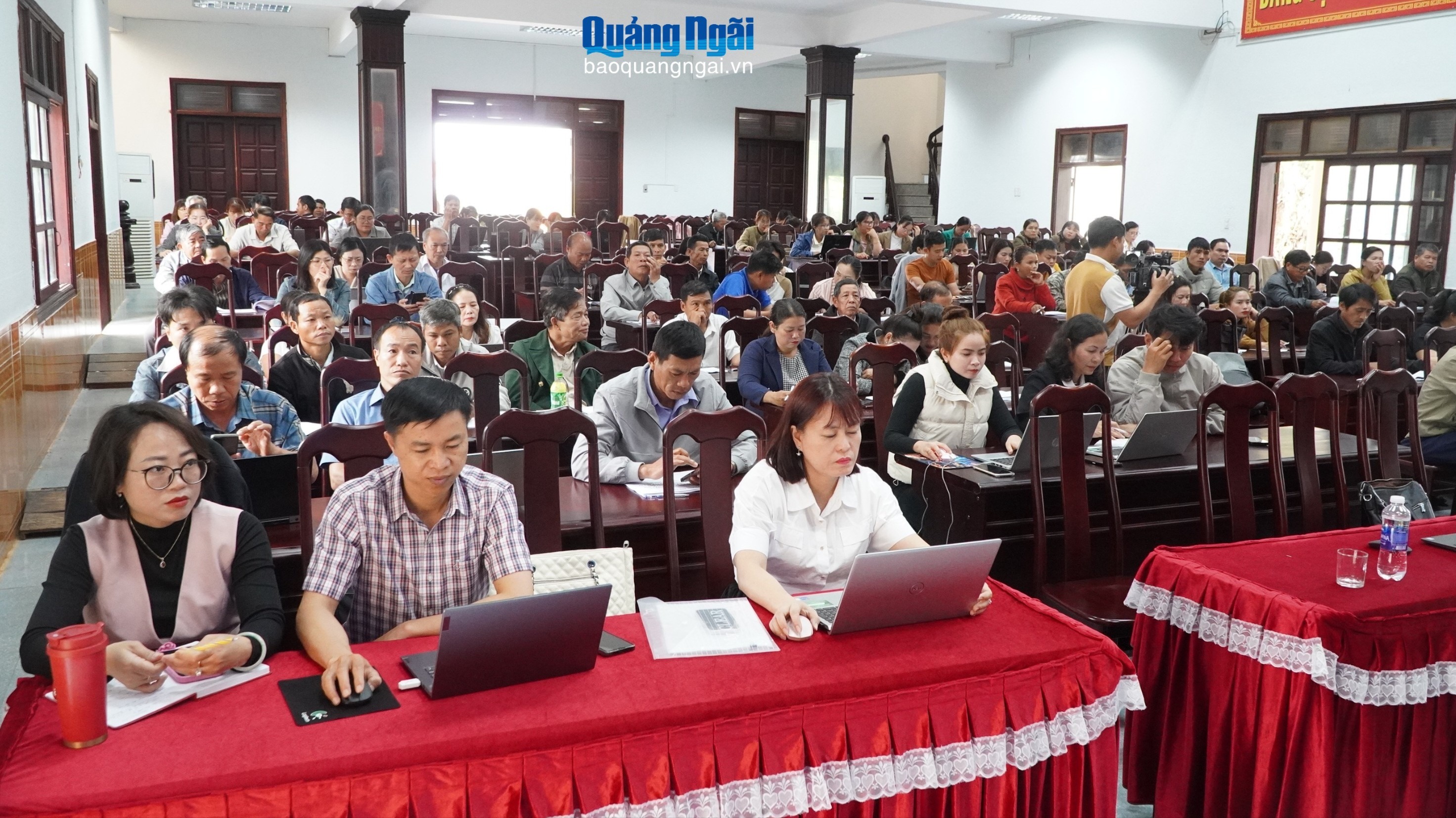 Xã Đăk Hà tập huấn nghiệp vụ công tác bầu cử