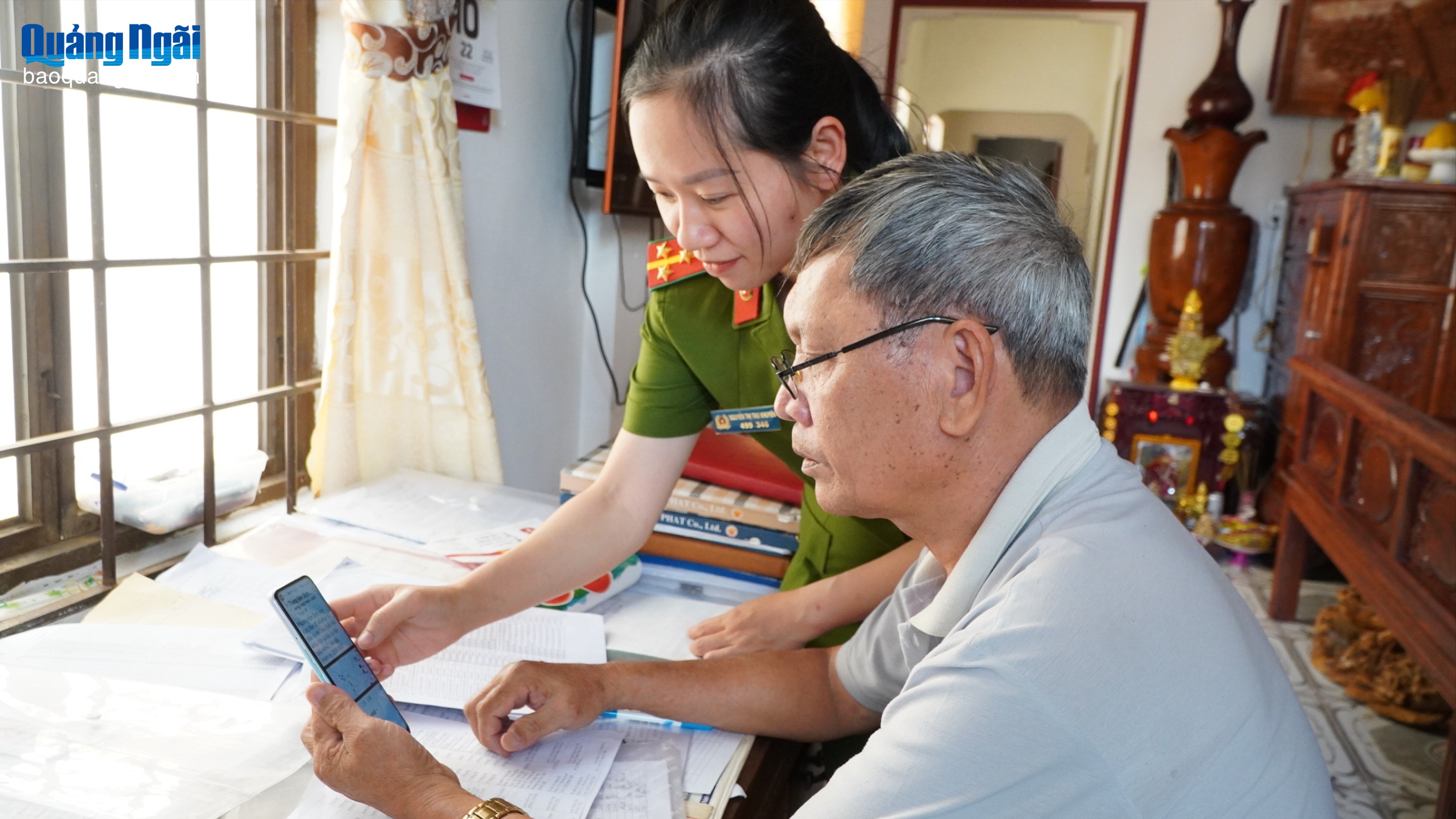 Phường Kon Tum ứng dụng bản đồ số trong công tác bầu cử