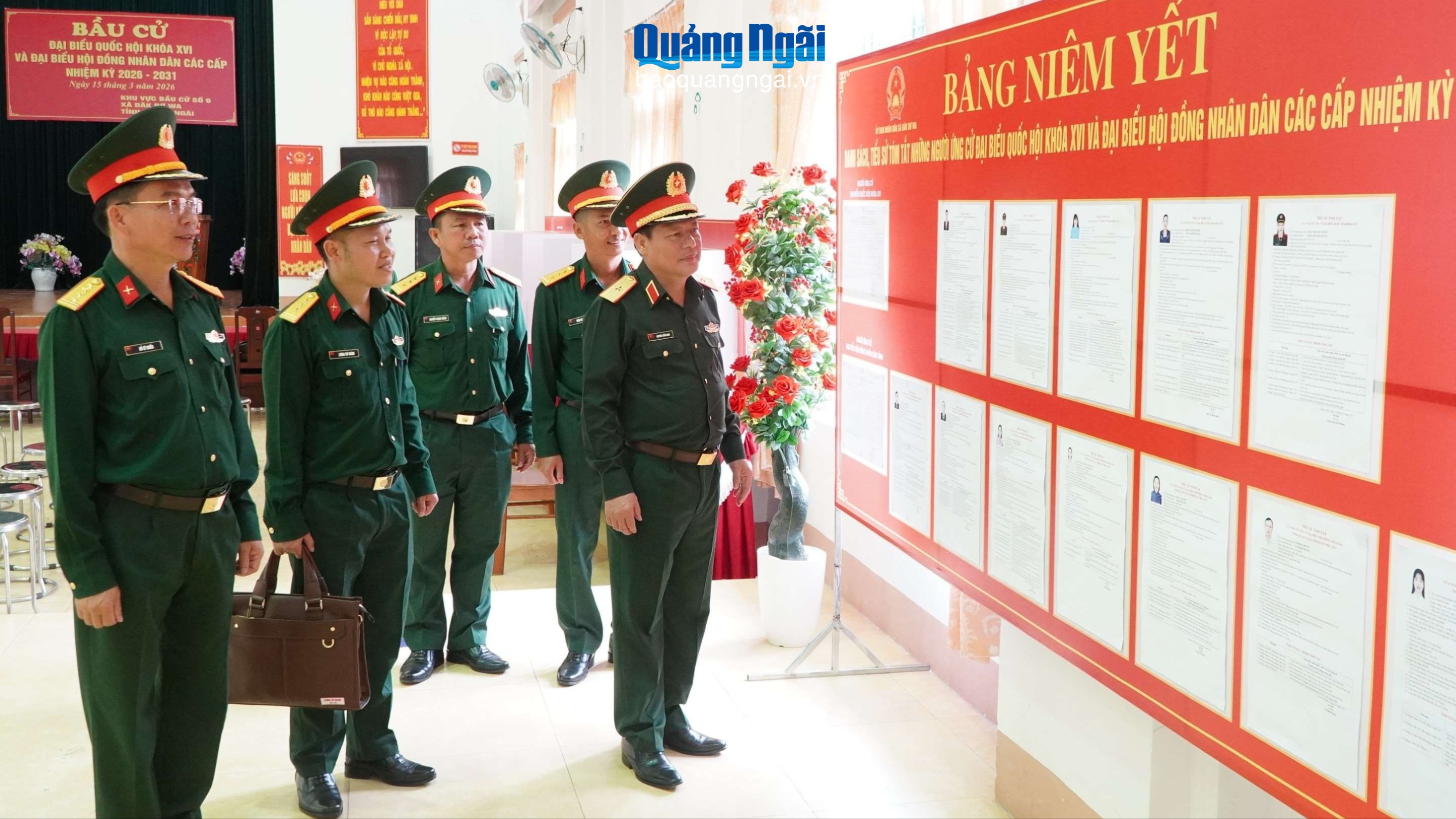 Quân đoàn 34 kiểm tra công tác chuẩn bị bầu cử tại Sư đoàn 10