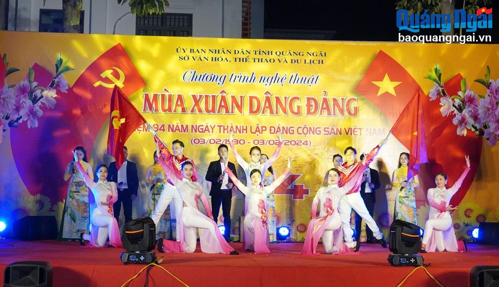 Đặc sắc chương trình nghệ thuật “Mùa xuân dâng Đảng”