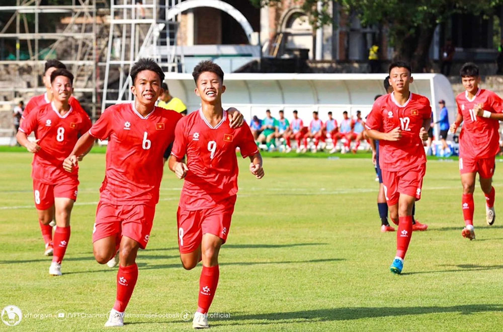 U16 Việt Nam thắng U16 Brunei 15-0 tại giải Đông Nam Á