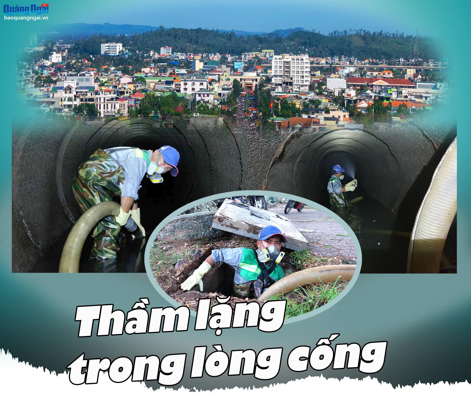 [Photos]. Thầm lặng trong lòng cống