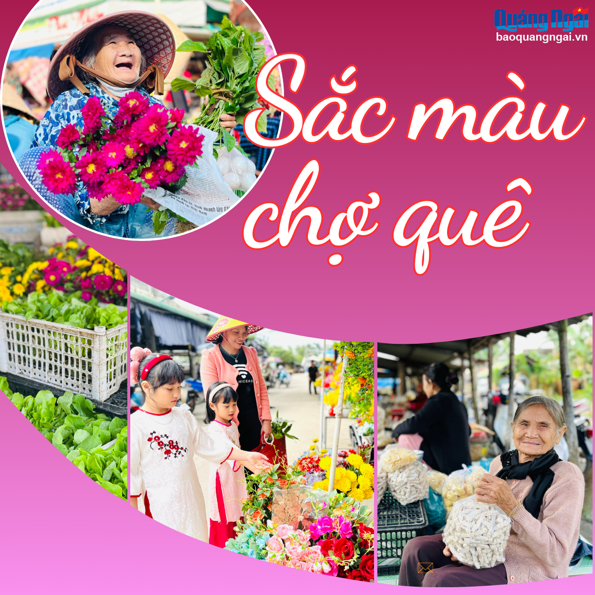 [Photos]. Sắc màu chợ quê