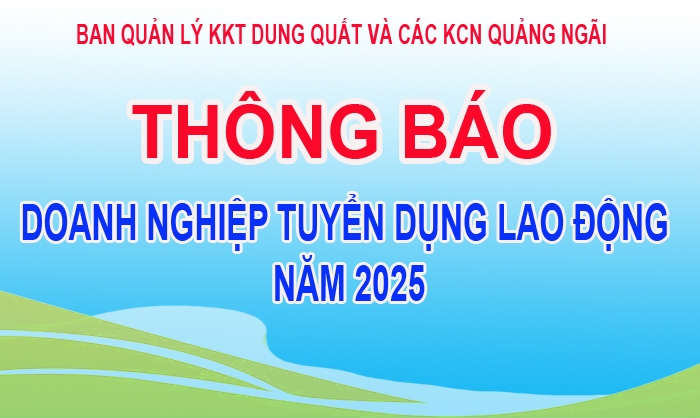 Thông báo Doanh nghiệp tuyển dụng lao động năm 2025