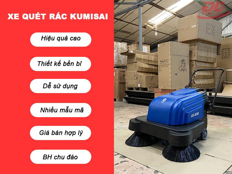 [HOT] #3 xe quét rác Kumisai chất lượng cao, giá tốt