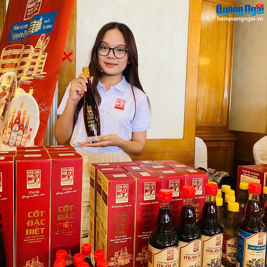 Trưng bày sản phẩm OCOP, sản phẩm đặc trưng Quảng Ngãi tại TP.Hồ Chí Minh